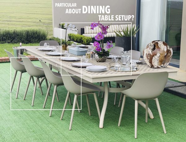 DINING Table setup